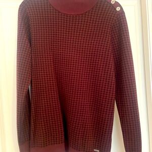 Burgundy Calvin Klein women’s sweater size medium